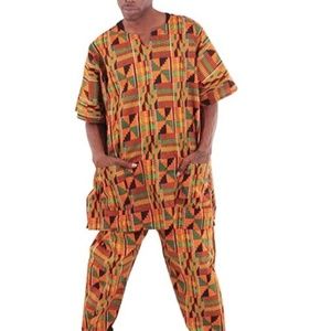 Kente Pant Set for Men &Women